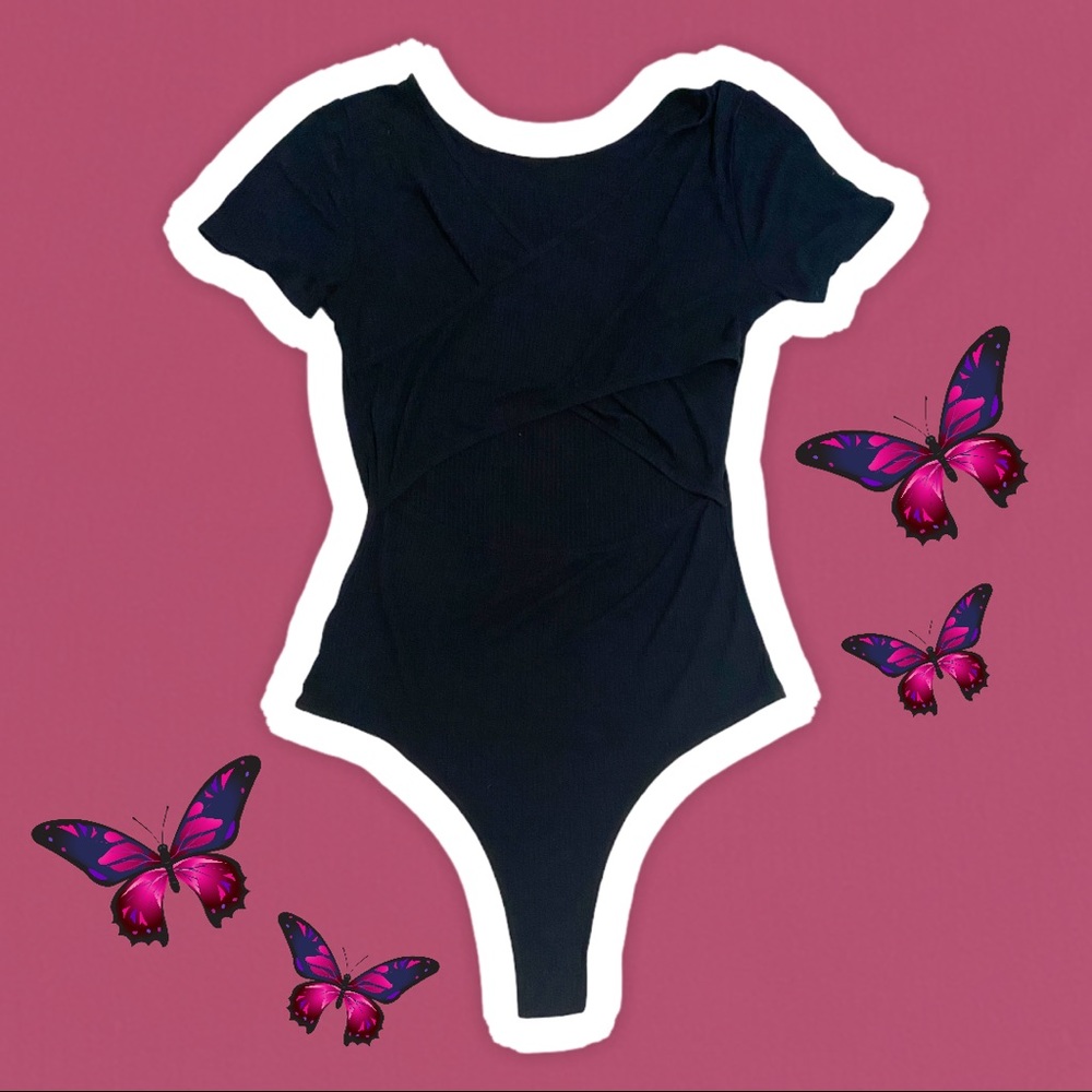 Hollister bodysuit with cut outs